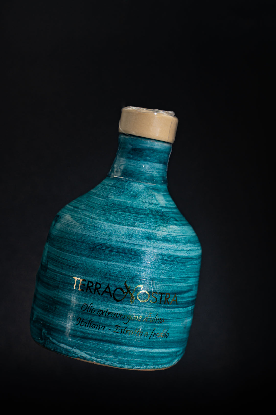 CERAMIC AMPHORA WITH EXTRA VIRGIN OLIVE OIL - 250 ML (WITH THE POSSIBILITY OF CUSTOMIZATION)