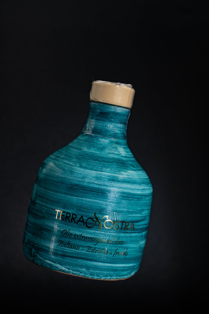 CERAMIC AMPHORA WITH EXTRA VIRGIN OLIVE OIL - 250 ML (WITH THE POSSIBILITY OF CUSTOMIZATION)