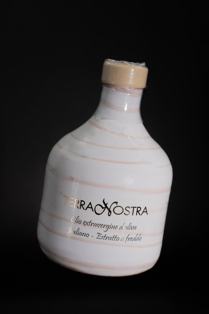 CERAMIC AMPHORA WITH EXTRA VIRGIN OLIVE OIL - 250 ML (WITH THE POSSIBILITY OF CUSTOMIZATION)
